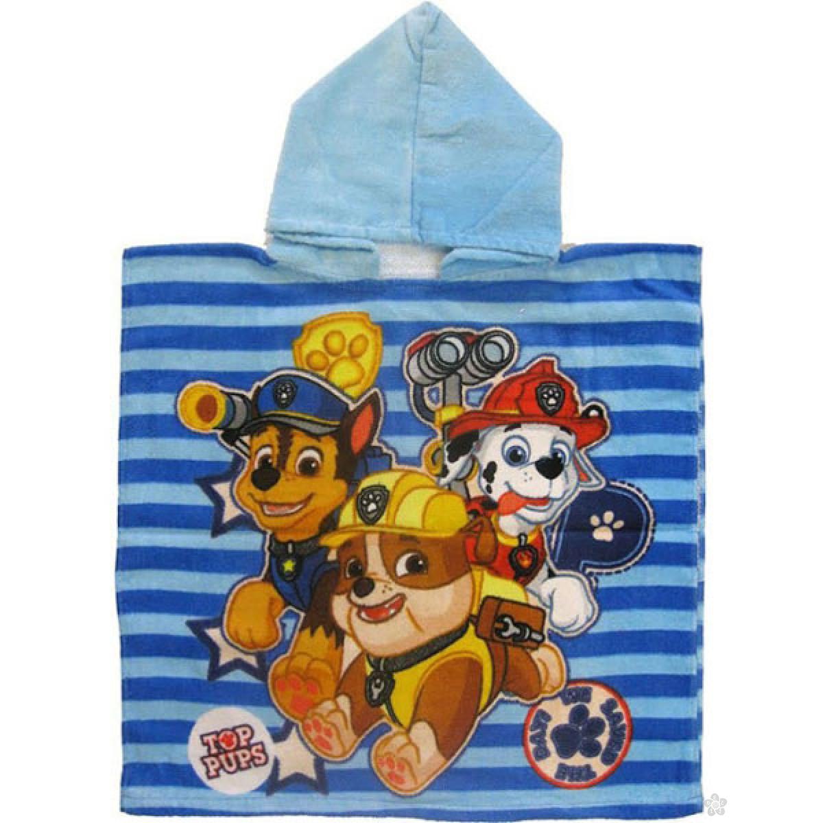 Peškir, pončo za plažu i kupanje - Paw Patrol PT09110-1 