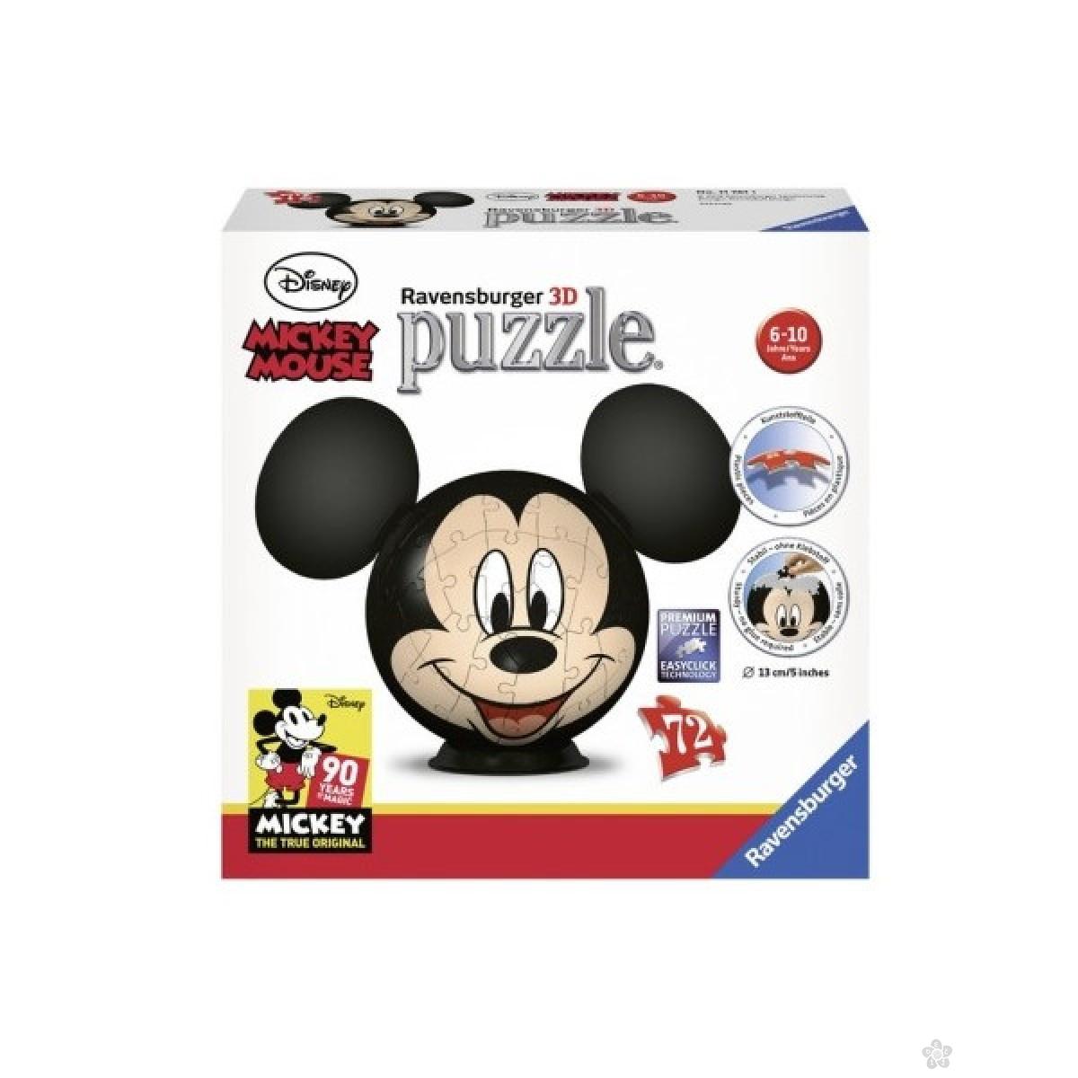 Ravensburger 3D puzzle (slagalice) -Mickey, RA11761 