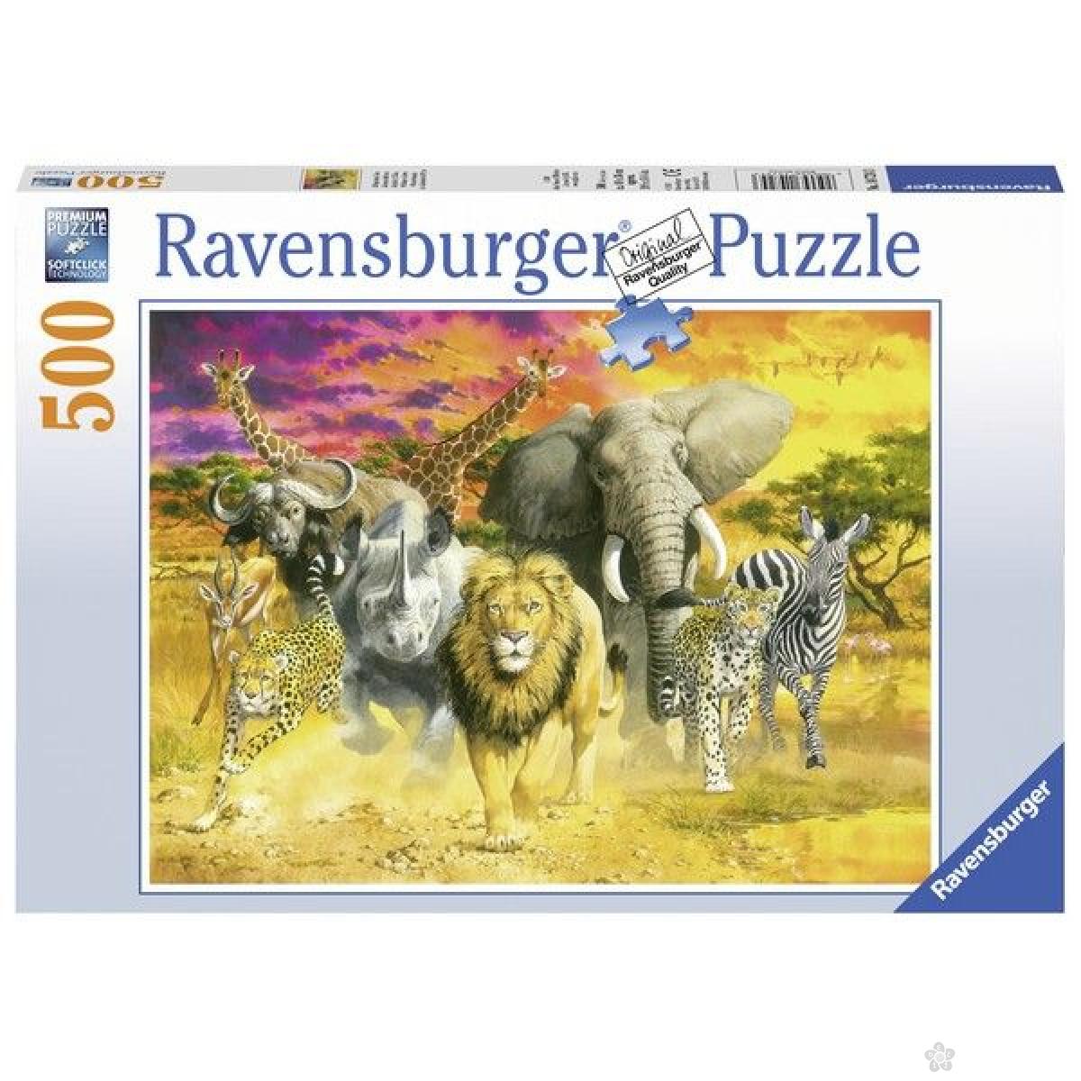 Ravensburger puzzle (slagalice) - Afrička družinsa RA14724