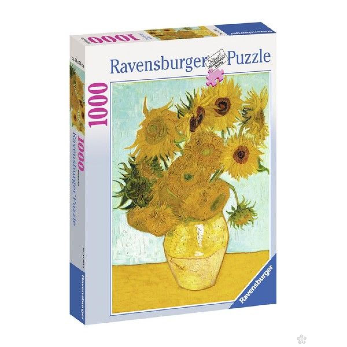 Ravensburger puzzle (slagalice) - Van Gog Suncokreti RA15805 