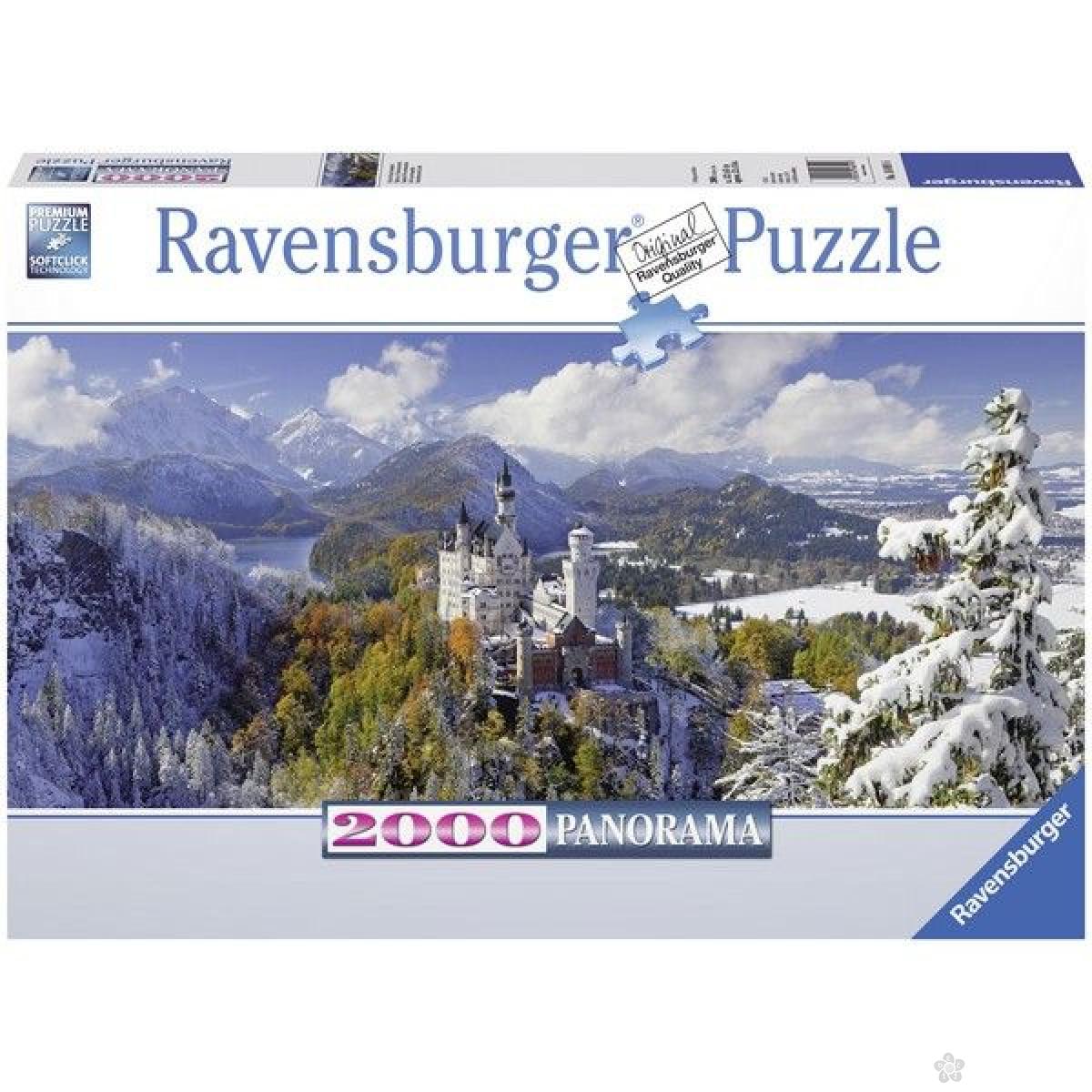 Ravensburger puzzle (slagalice) -  Zamak Nojsvanstajn iz daljine RA16691 