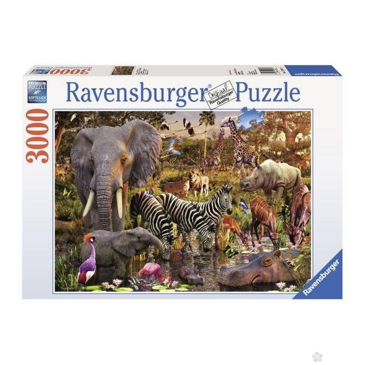 Ravensburger puzzle (slagalice) - Afričke životinje RA17037 