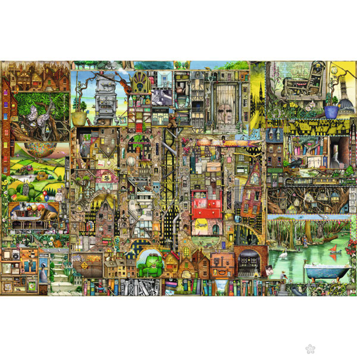 Ravensburger puzzle (slagalice)- Bizarre Town 5000 komada, RA17430 