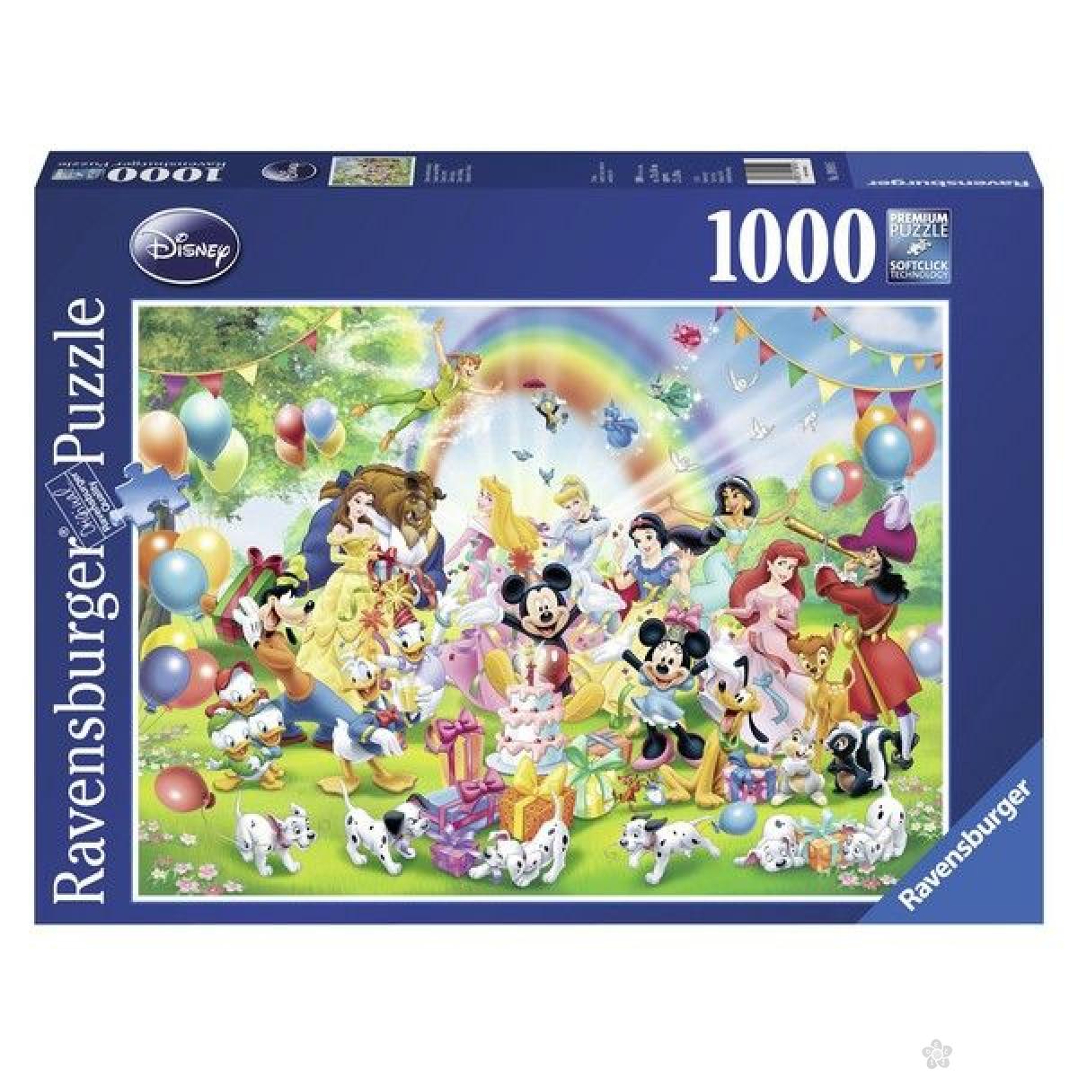 Ravensburger puzzle (slagalice) - Mikijev rođendan RA19019 