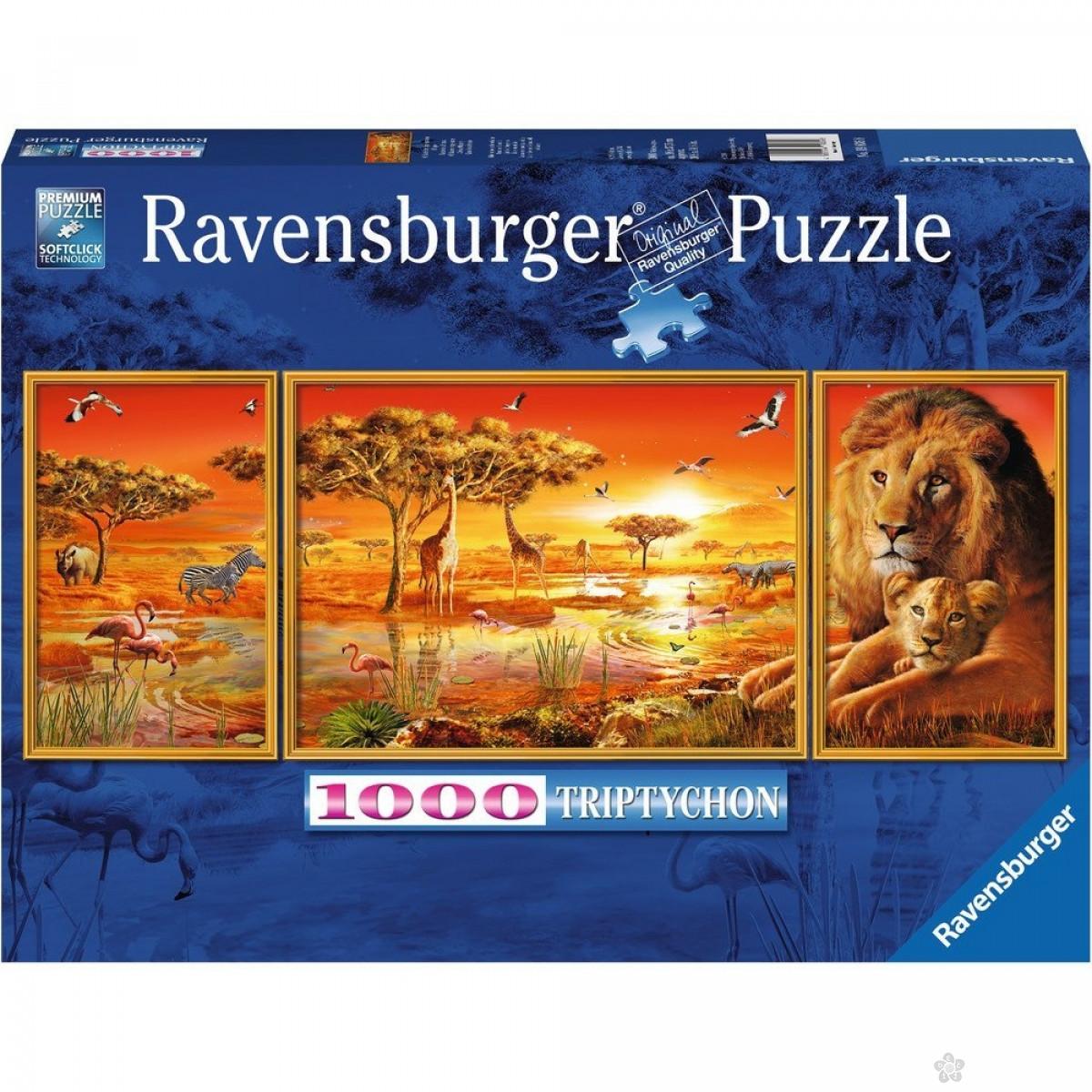 Ravensburger puzzle (slagalice) - Afrička lepota, RA19836 