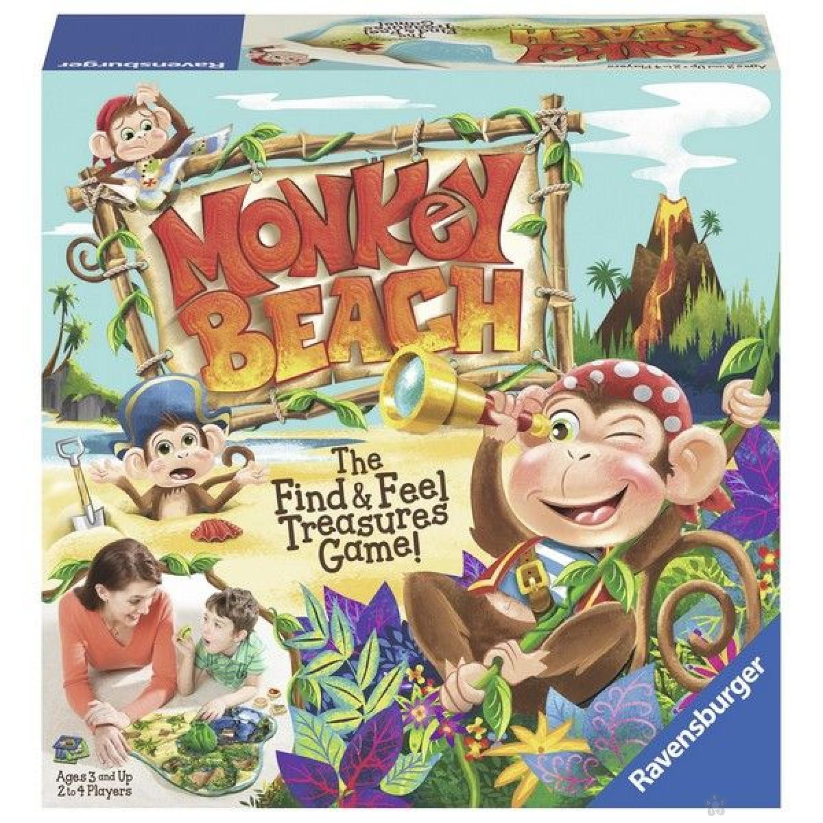 Ravensburger društvena igra - Monkey Beach RA21145 