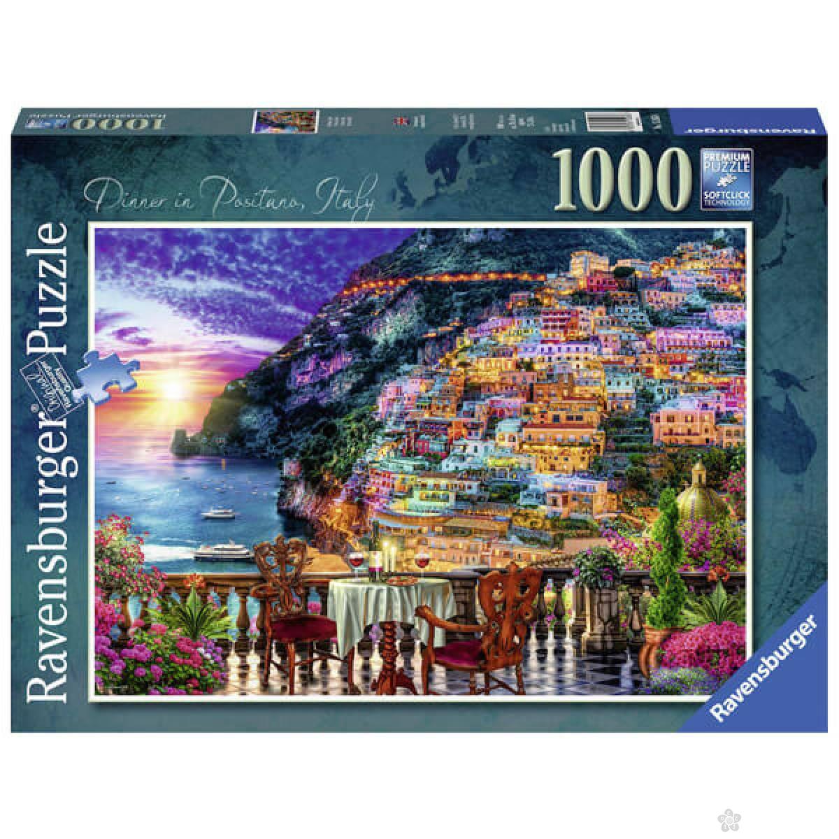 Ravensburger puzzle slagalice Dinner in Positano RA15263 