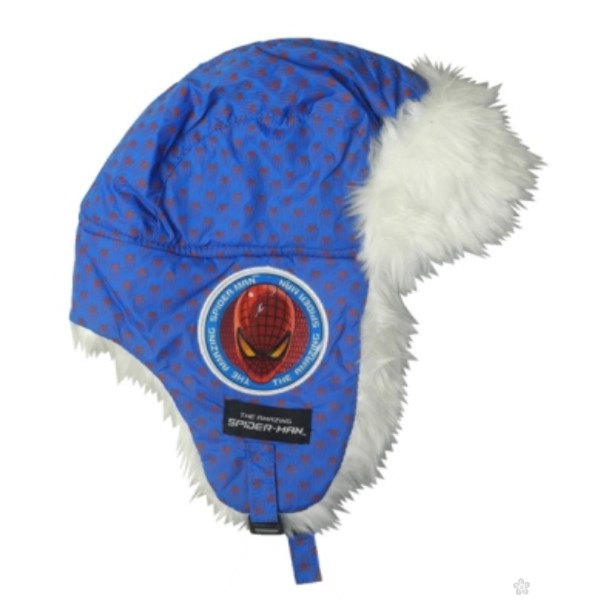 Zimska kapa za dečake Spiderman S90212-plava 