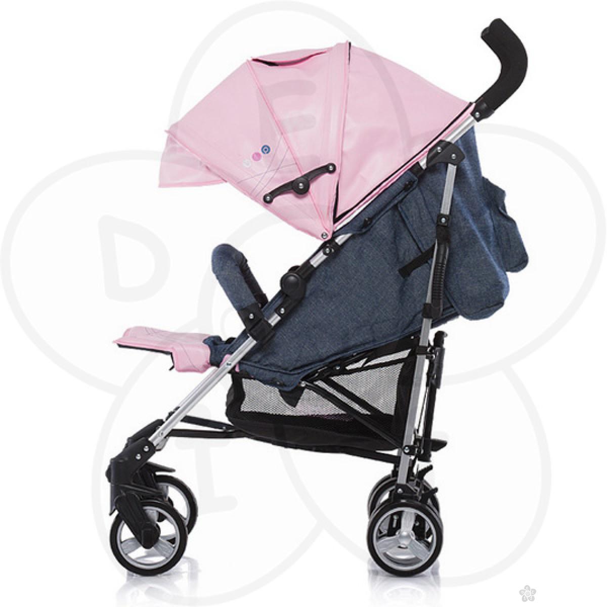 Dečija kišobran kolica VIP Chipolino Paris, pink 