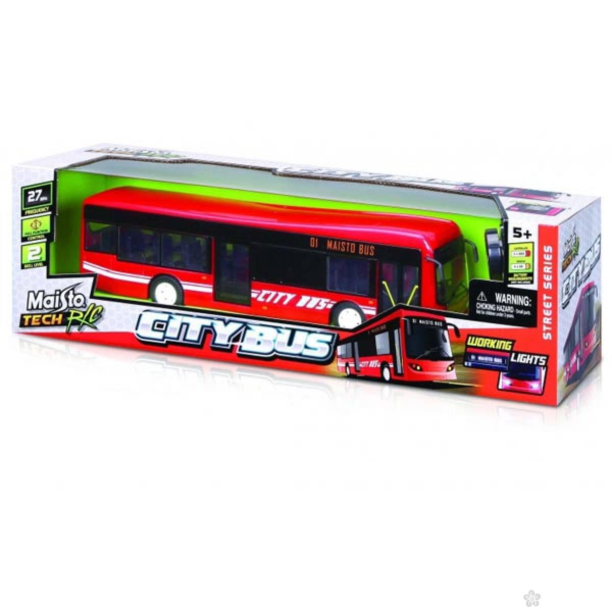 Autobus R/C Maisto City Bus - 27Mhz 81481 