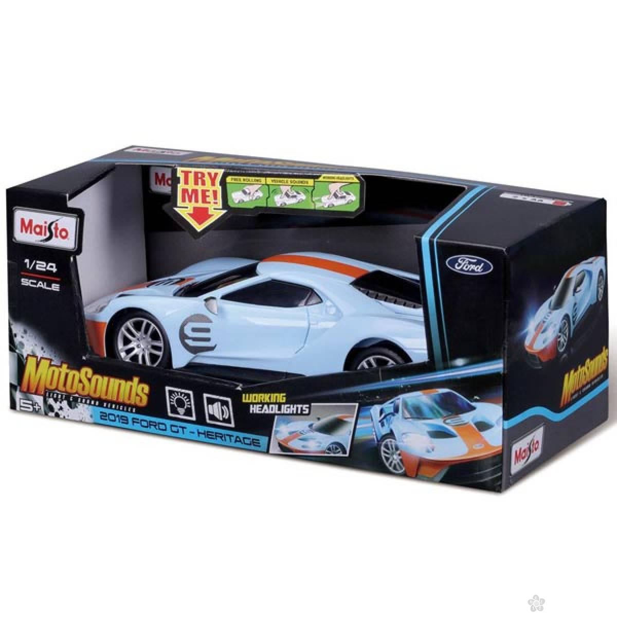 Automobil Maisto 1:24 MotoSounds Ford GT 