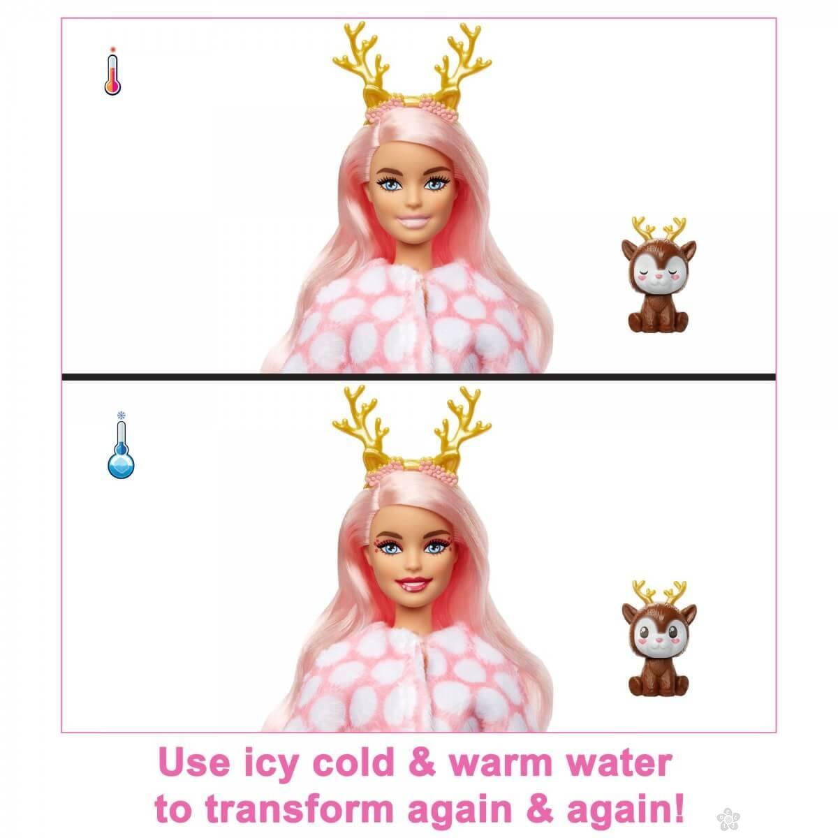 Barbie lutka Color Reveal Jelen 