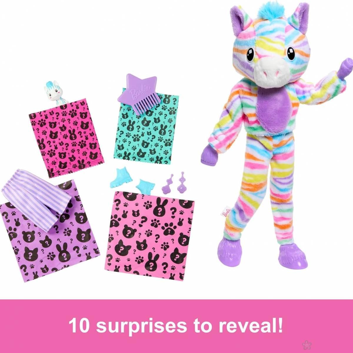 Barbie lutka Color Reveal Zebra 1100034588 