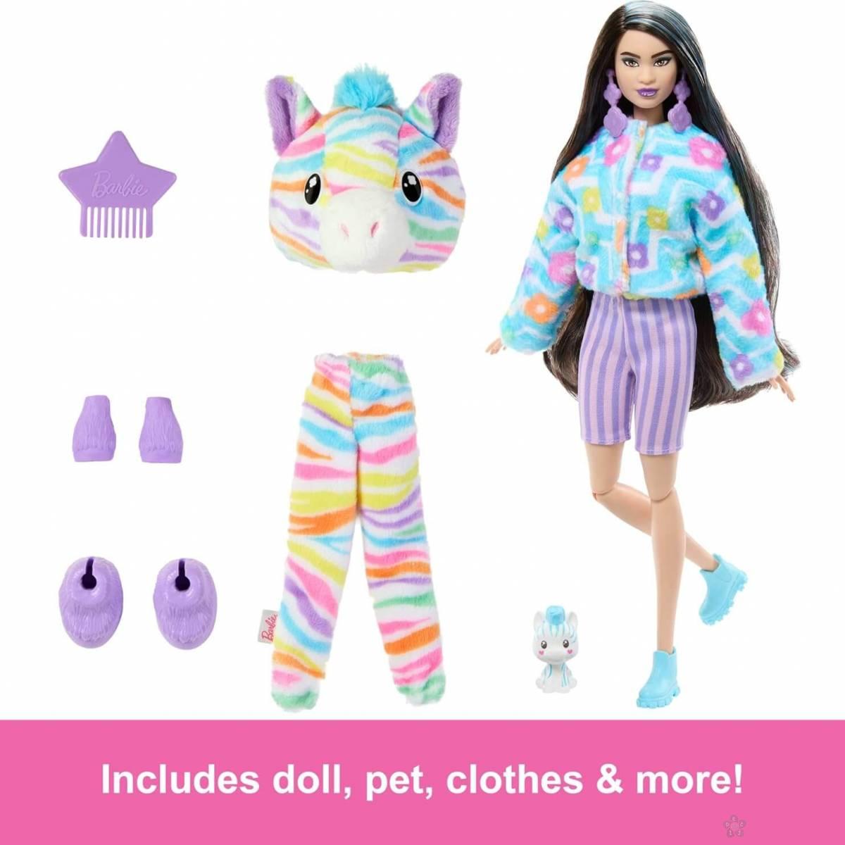Barbie lutka Color Reveal Zebra 1100034588 