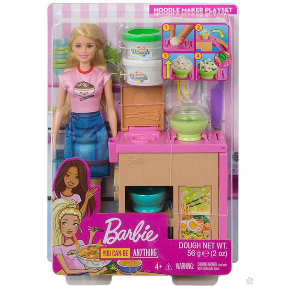 Barbie Lutka Možeš biti bilo šta Noodle Maker GHK43 