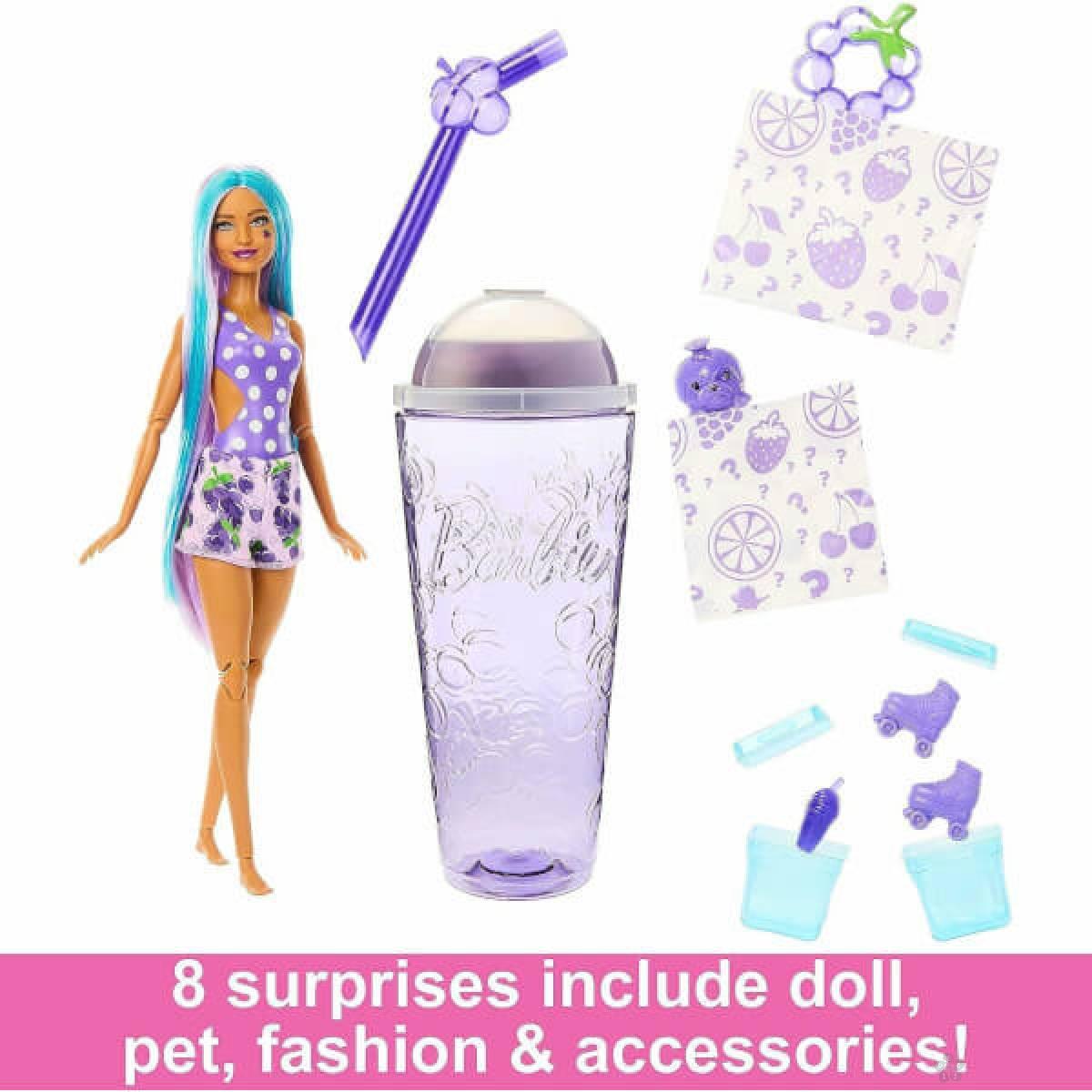 Barbie lutka Pop Reveal Koktel od grožđa HNW44 