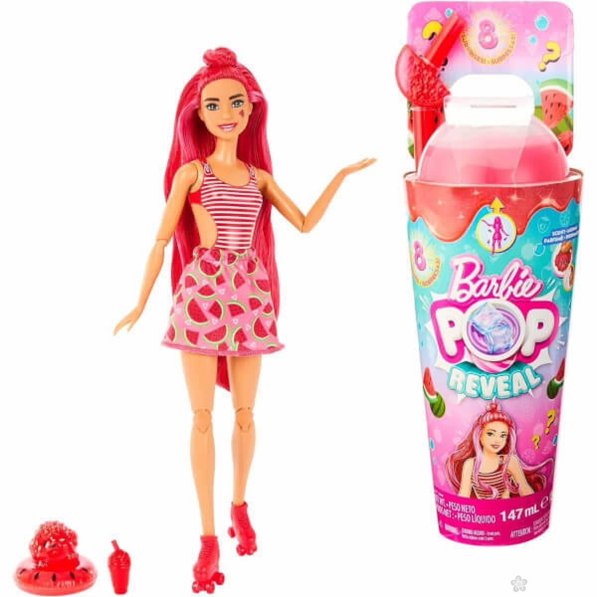 Barbie lutka Pop Reveal lubenica punč HNW43 