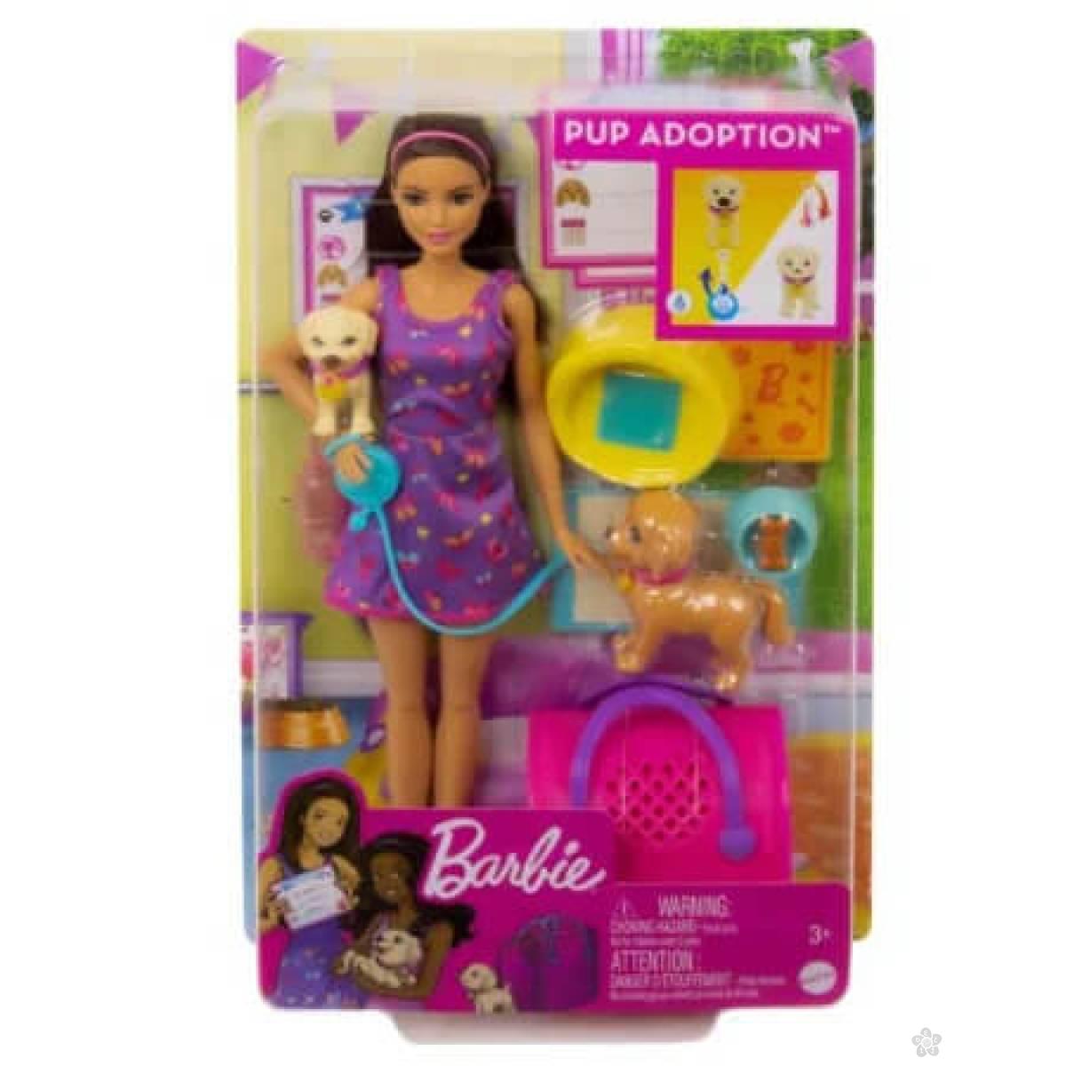 Barbie lutka Usvoji kućnog ljubimca HKD86 