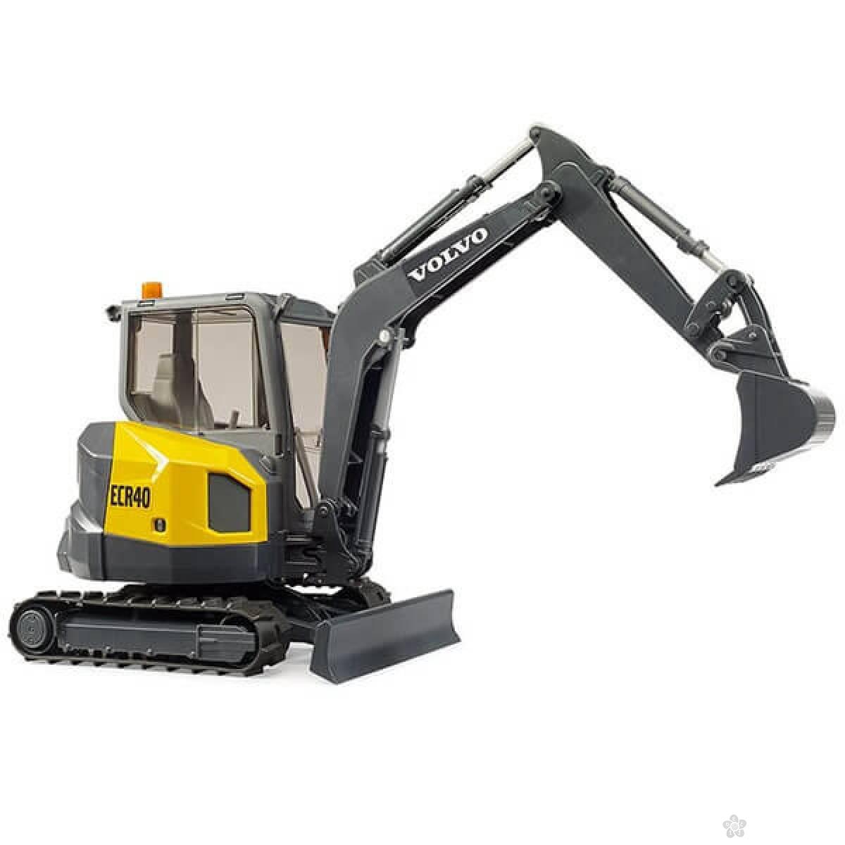 Bruder New Volvo Compact Excavator ECR40 024659 