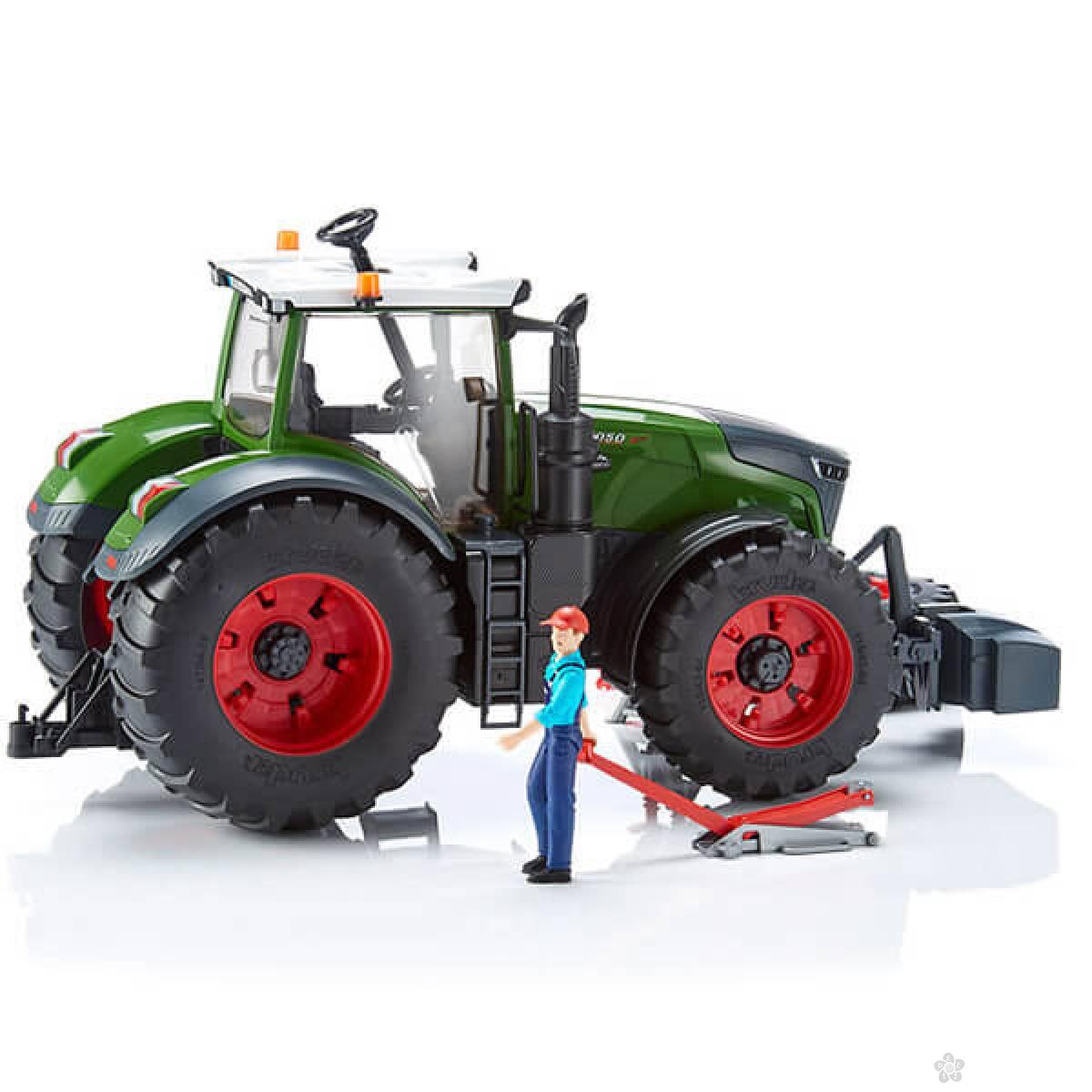 Traktor Bruder Fendt Vario sa mehaničarem i alatom 040413 