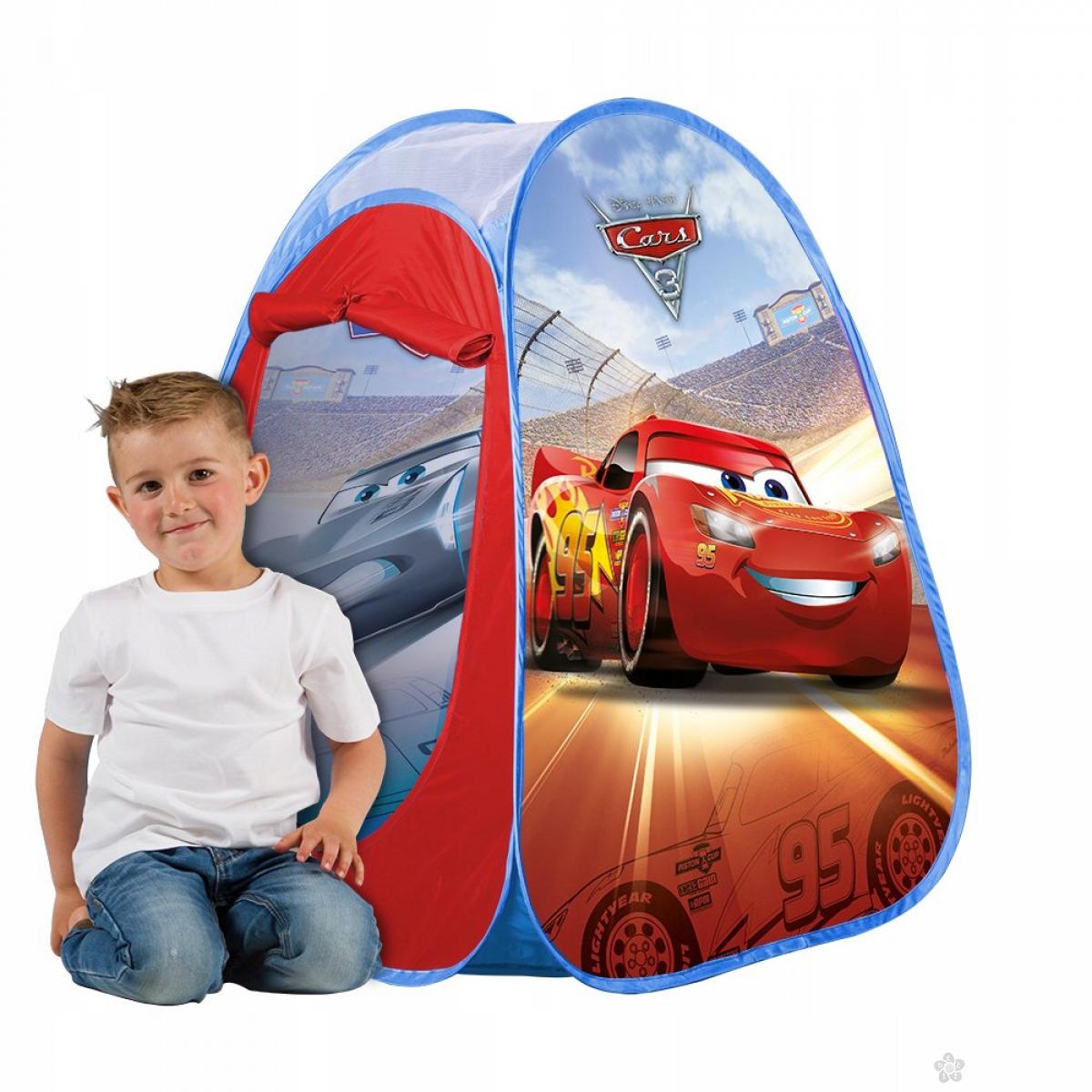 Šator Cars sa podlogom za igranje 43445 
