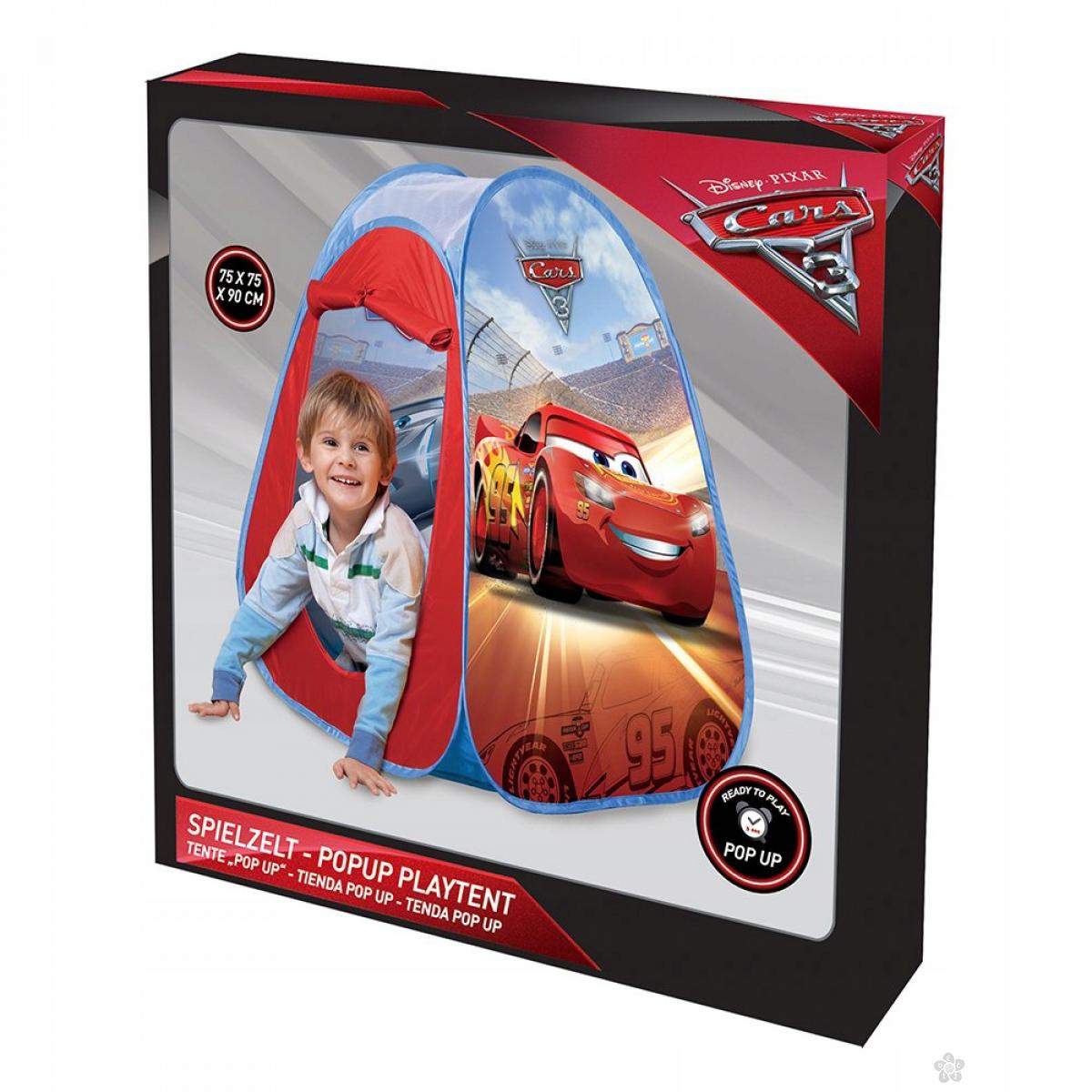 Šator Cars sa podlogom za igranje 43445 
