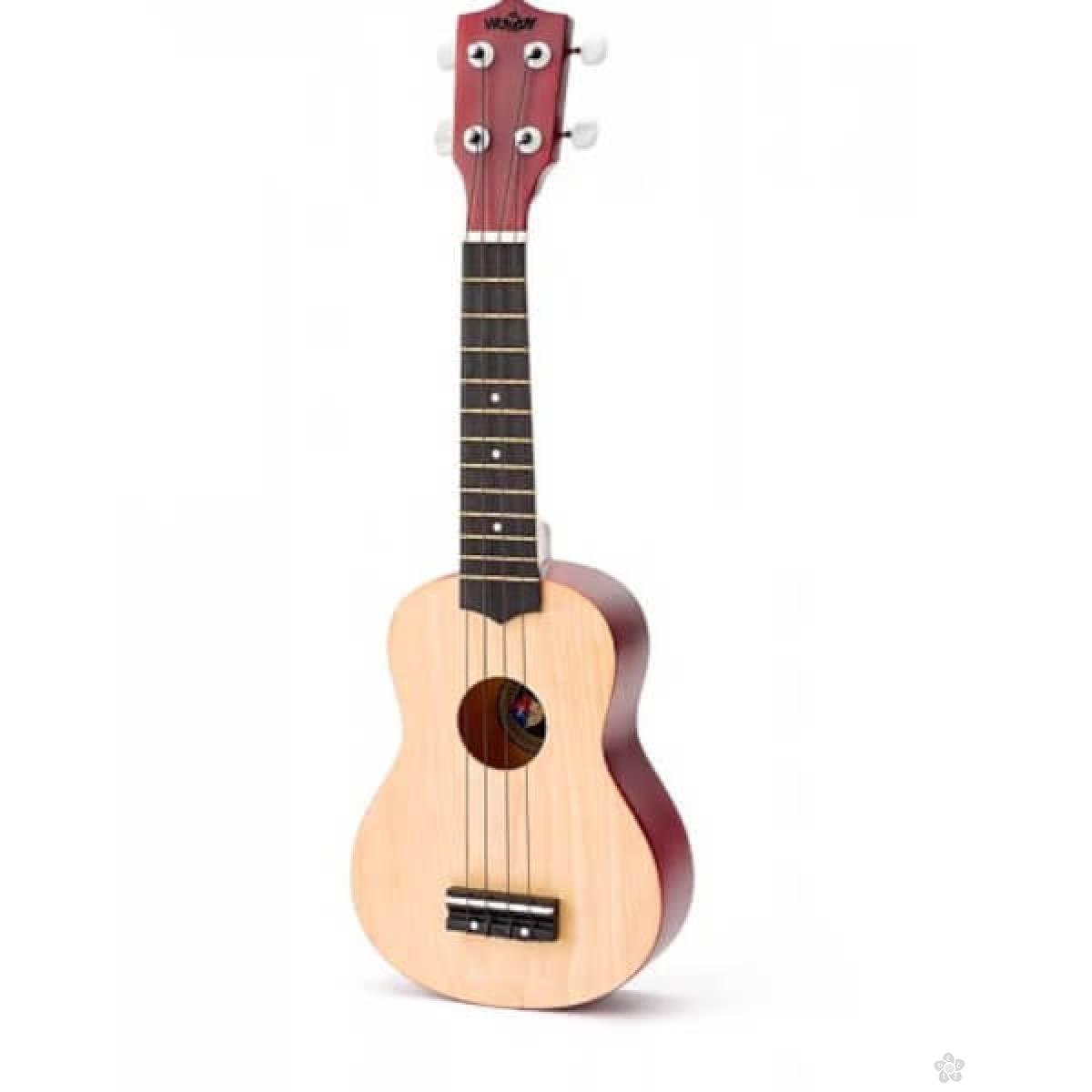 Drvena gitara ukulele 91714 