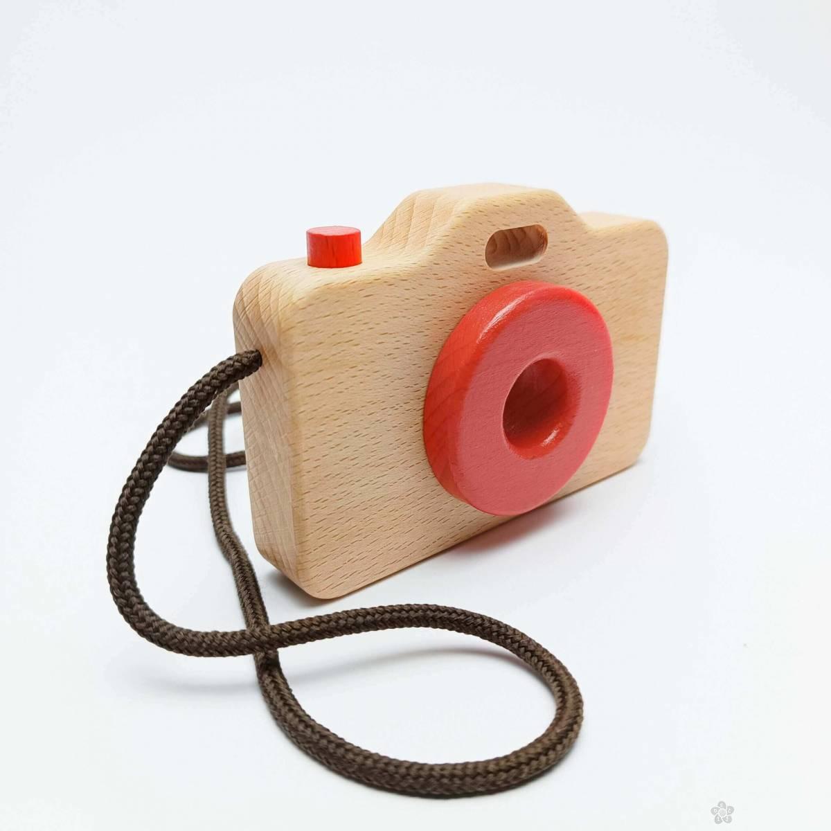 Drvena igračka fotoaparat 