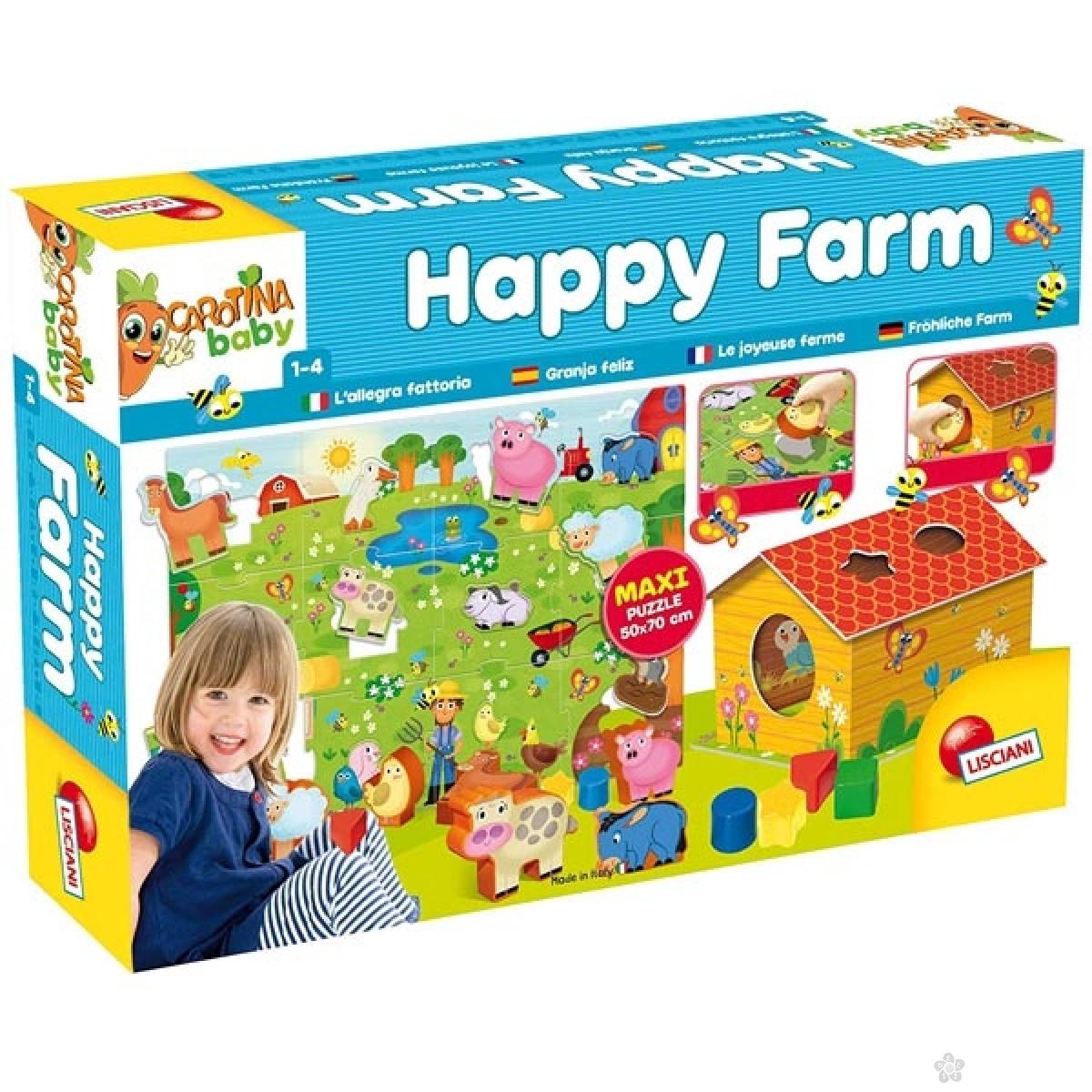 Edukativna igra slagalica Happy Farm 42165 