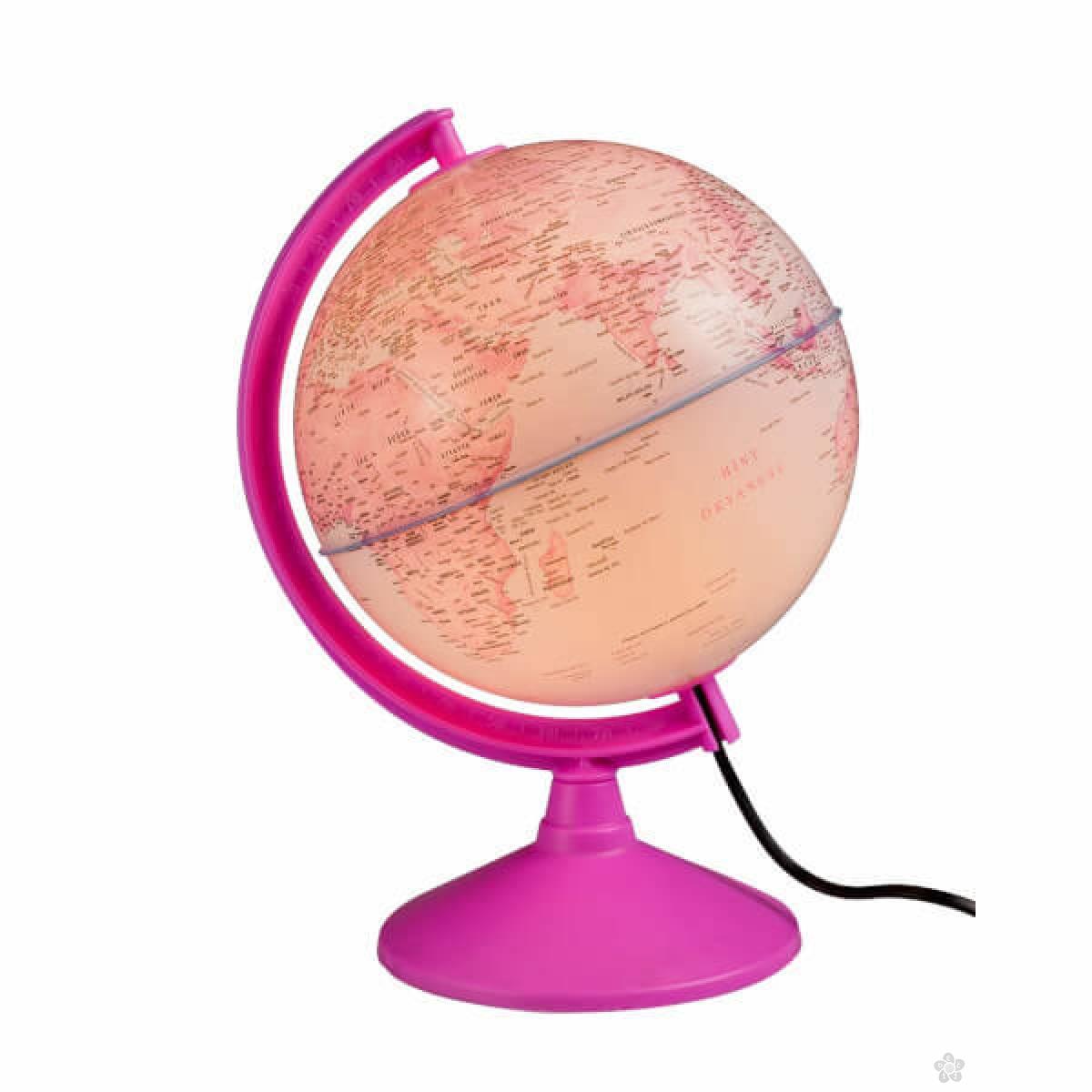 Globus lampa FI26 pink 27952 