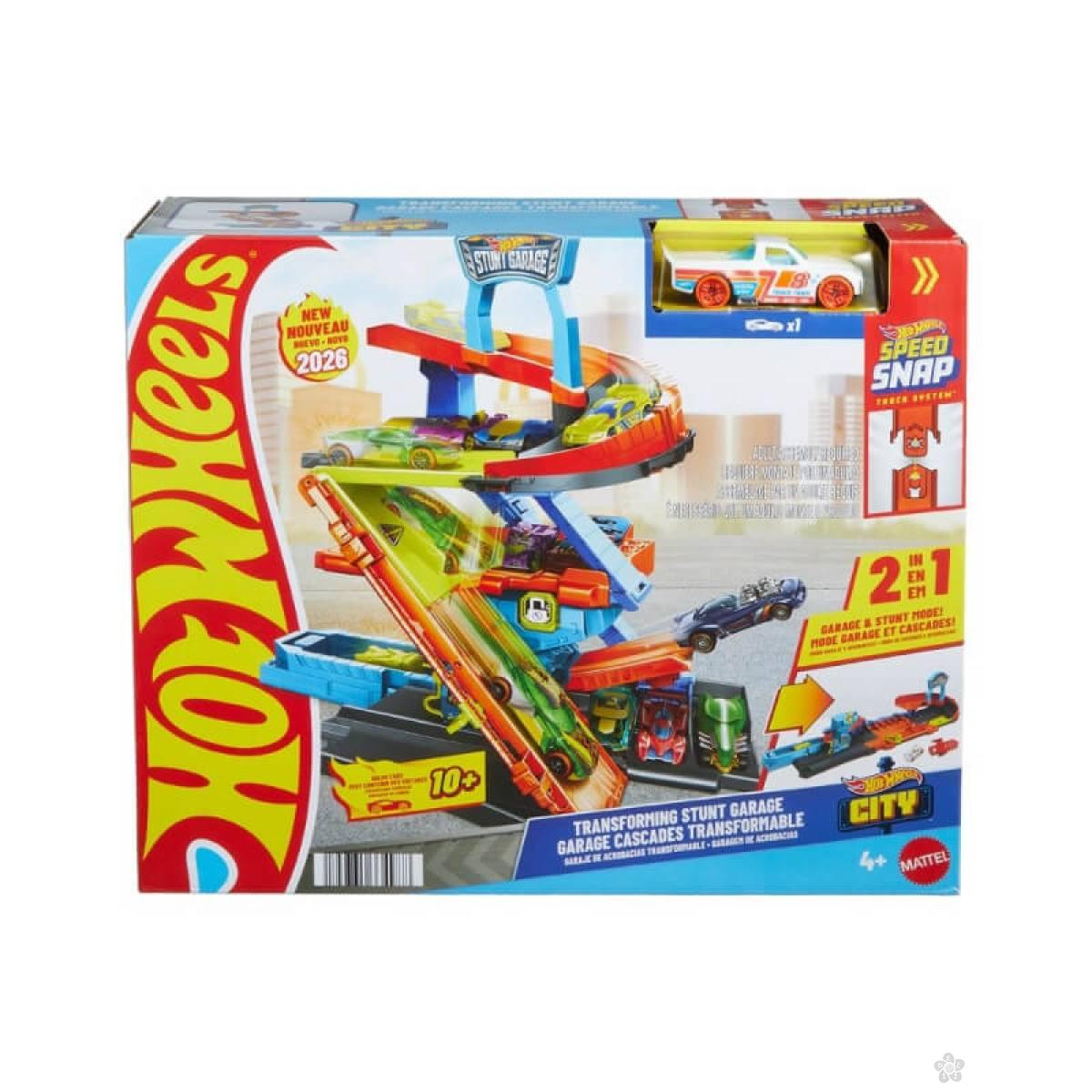 Hot Wheels garaža za akrobacije 
