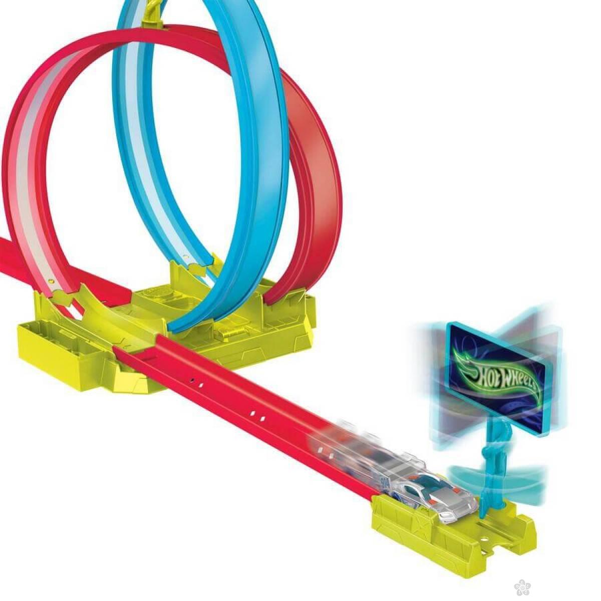 Hot Wheels Neon akrobatska staza 1100029315 
