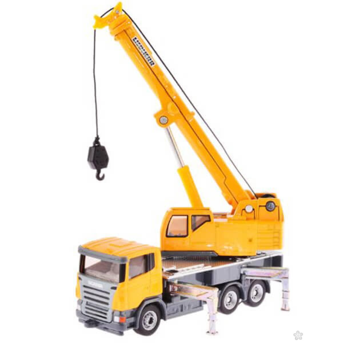 Kamion Scania sa dizalicom Liebherr 1859 