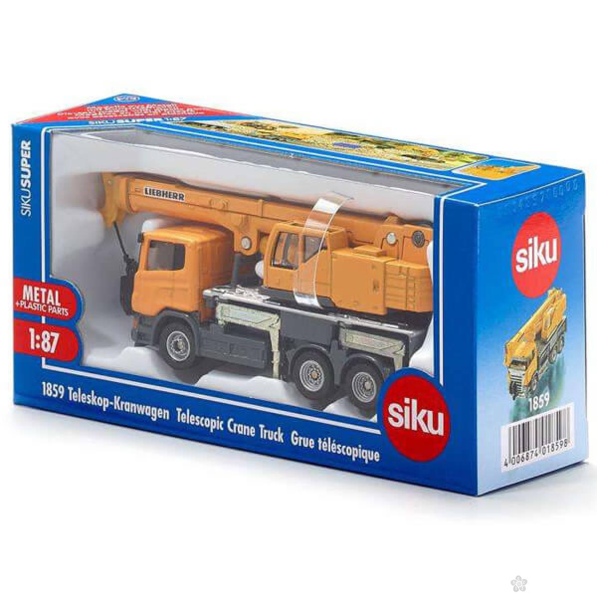Kamion Scania sa dizalicom Liebherr 1859 