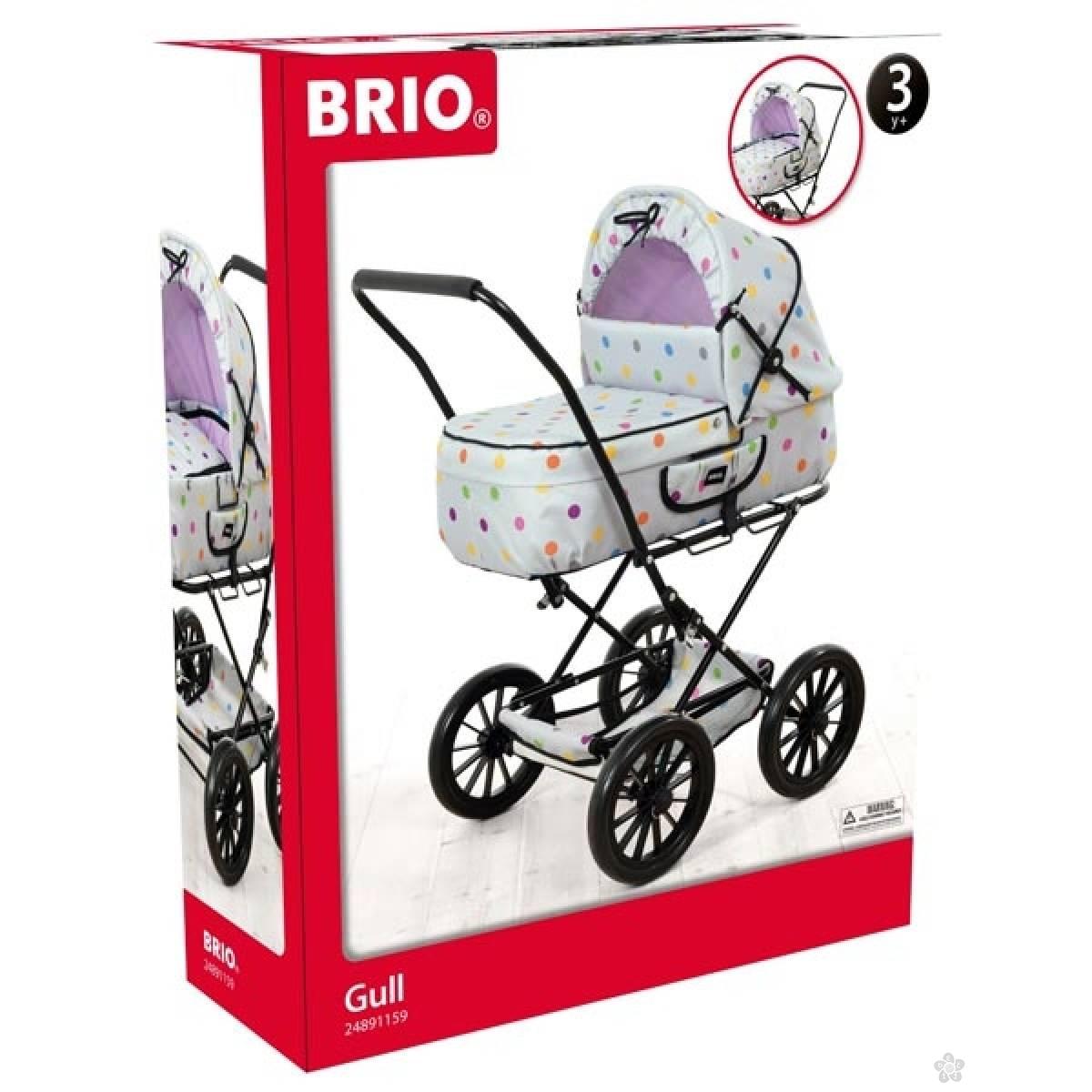 Kolica za lutke Brio - Gull- Siva BR24891159 