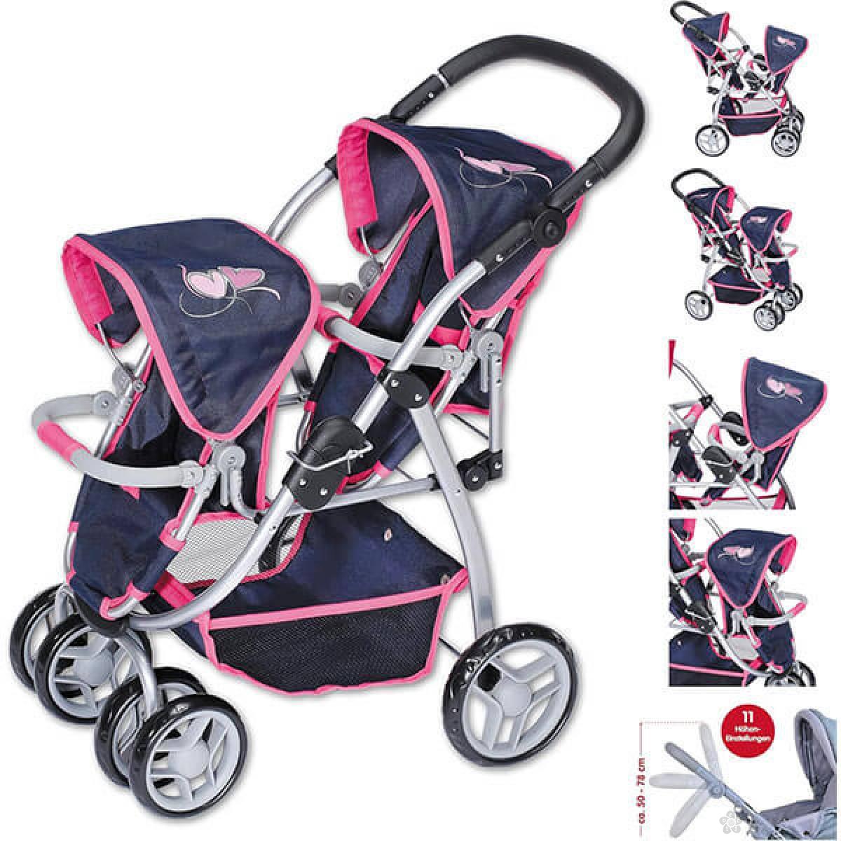 Kolica za lutke Flying Hearts 164330 