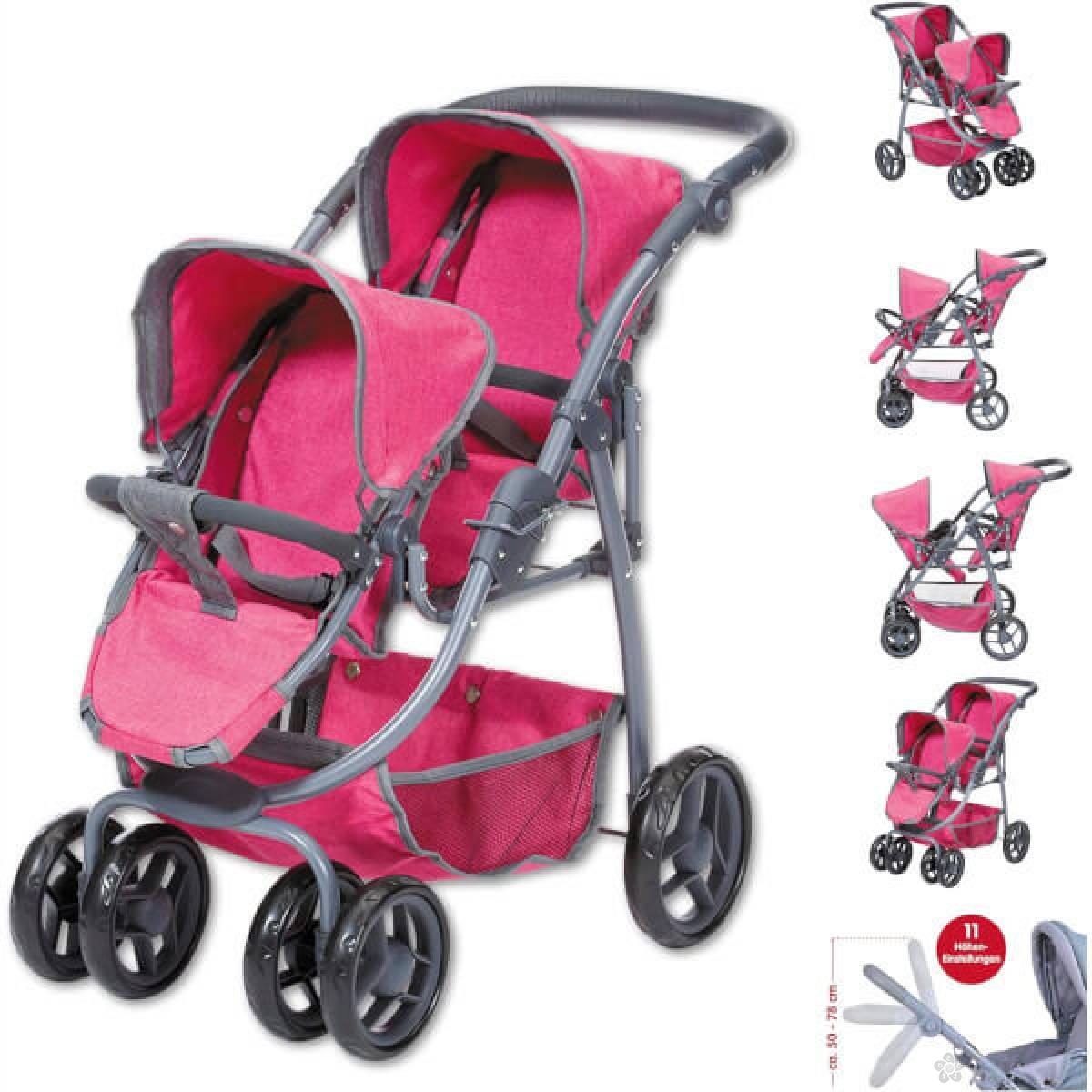 Kolica za lutke Milo Berry 164316 