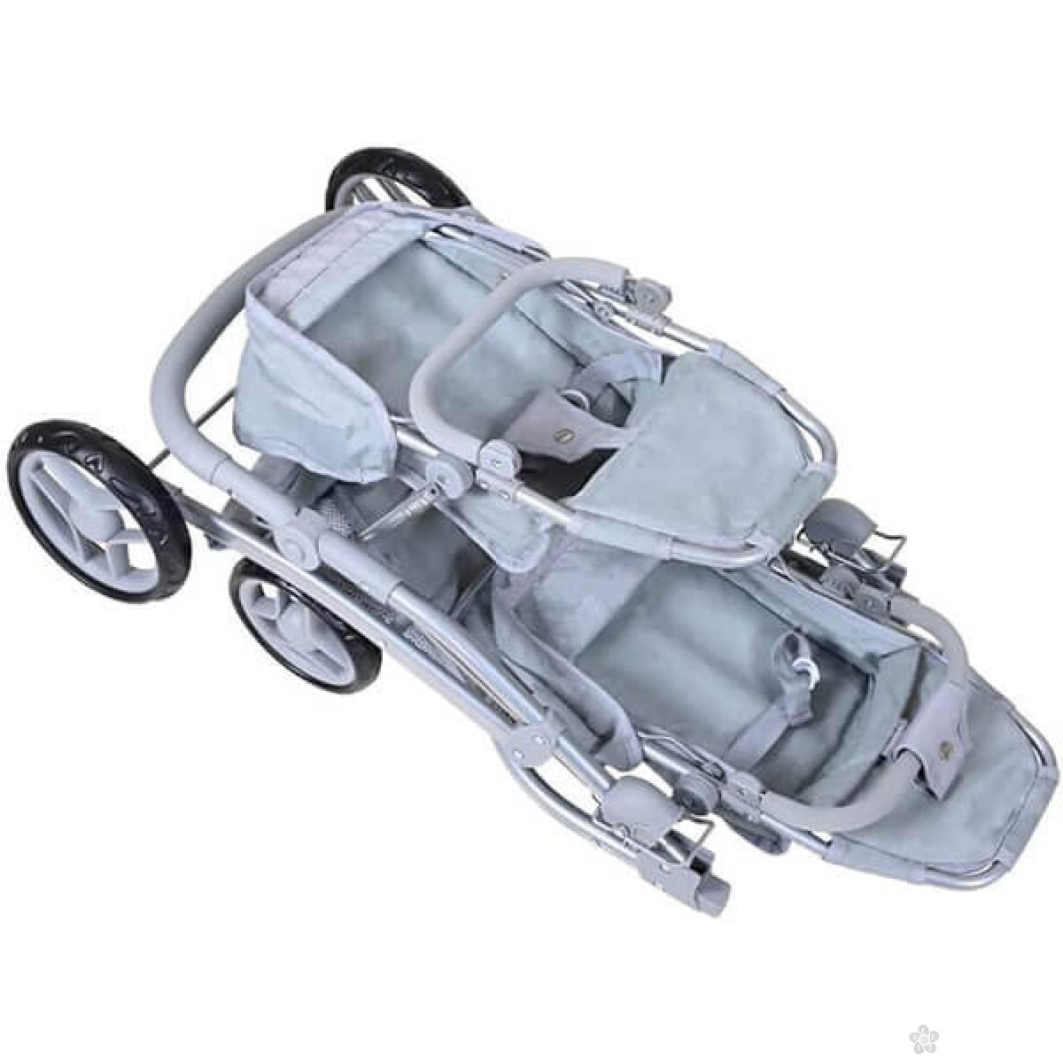 Kolica za lutke Milo Royal grey 164408 