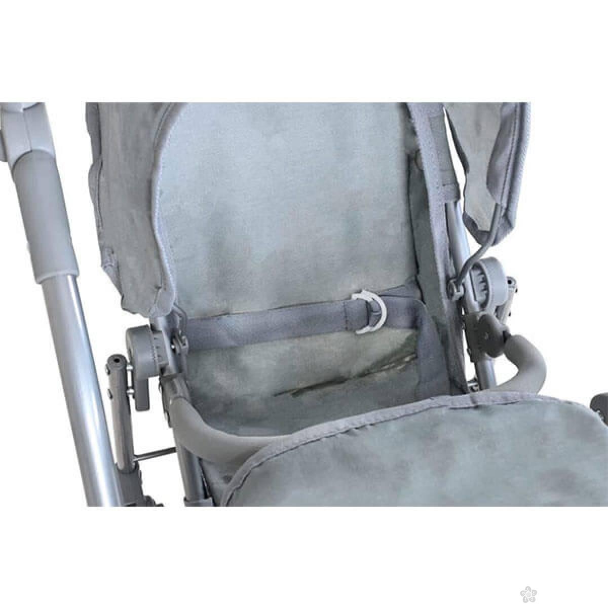 Kolica za lutke Milo Royal grey 164408 