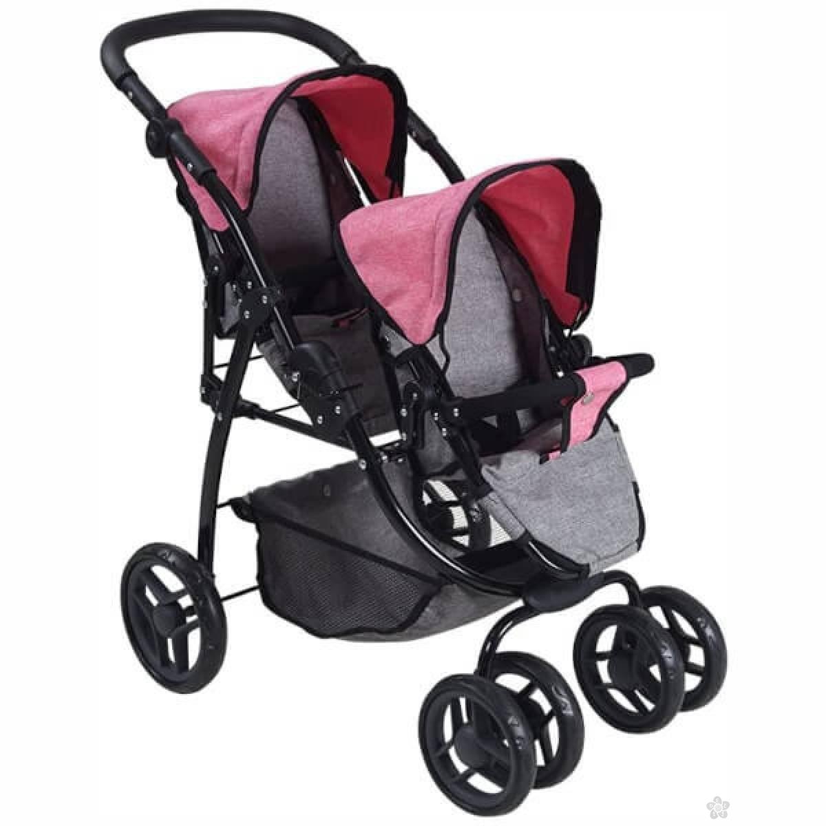Kolica za lutke Milo Twins 164224 