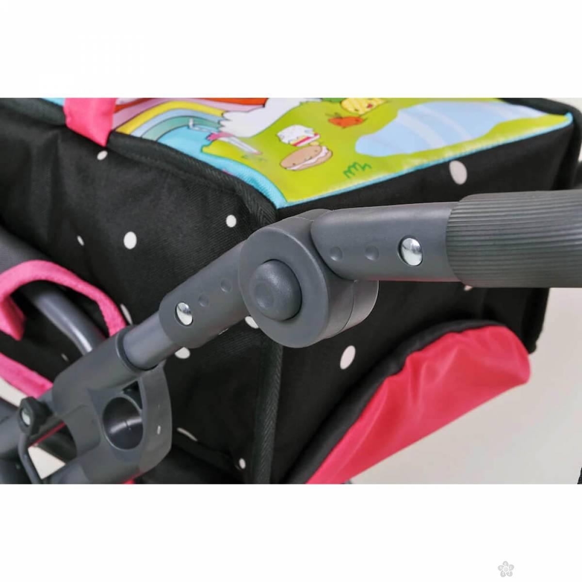 Kolica za lutke Nici Theodor Carbon 802119 