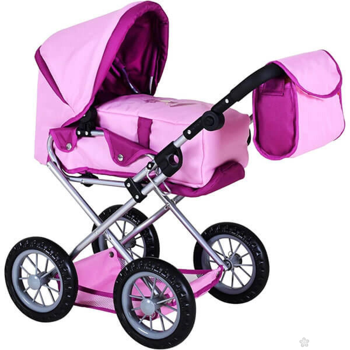 Kolica  za lutke Ruby – Princess Pink 631375 