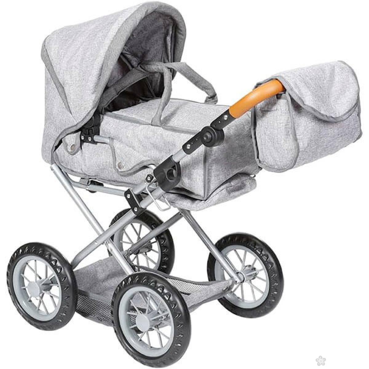 Kolica  za lutke Ruby – Stone brown 631320 