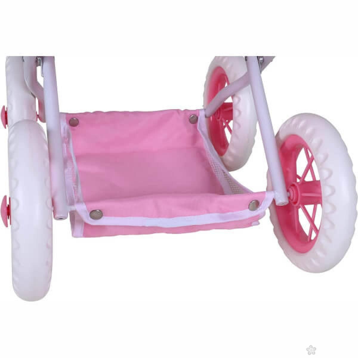 Kolica za lutke Ruby princess White Rose 68383 