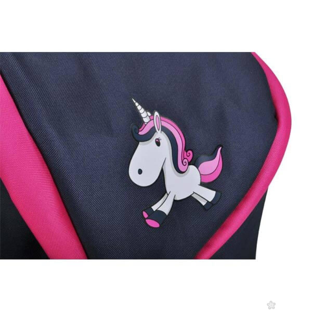 Kolica za lutke Ruby Unicorn plava 63176 