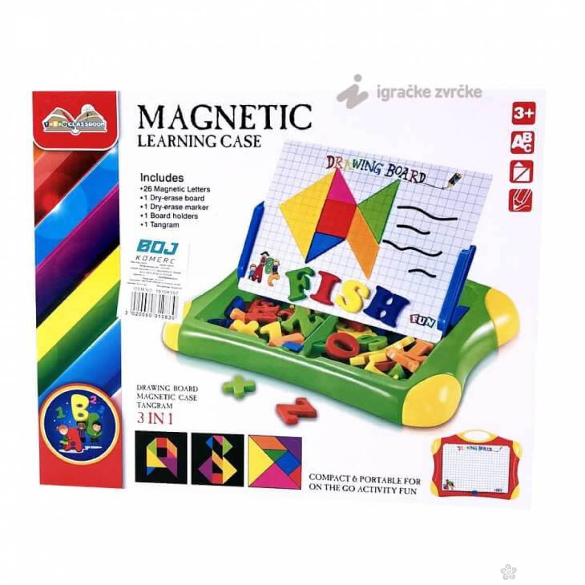 Magnetna Tabla za decu + Tangram 9924 