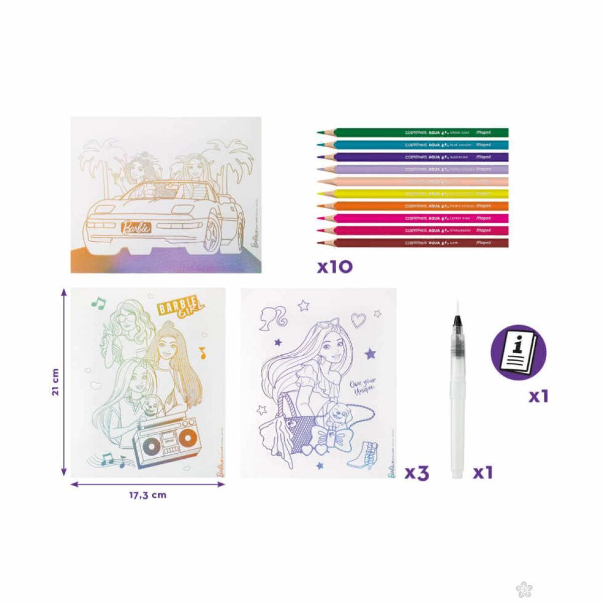 Maped kreativni za crtanje Barbie M907073 