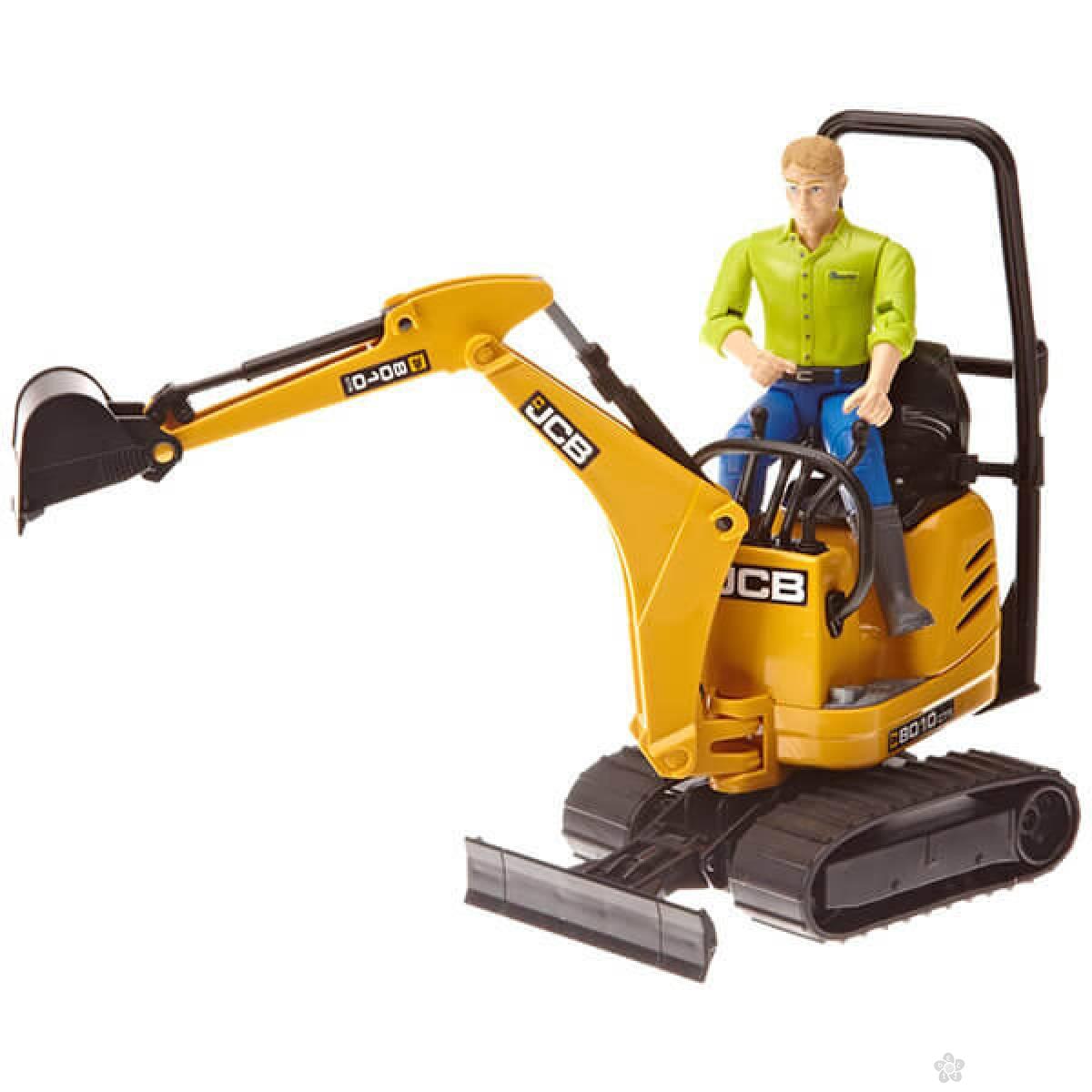 Mini guseničar Bruder JCB 8010 CTS sa figurom 620028 