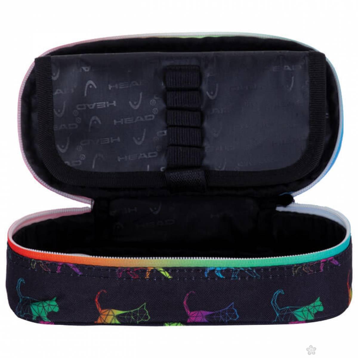 Ovalna pernica Rainbow Kitty Head 505023048 