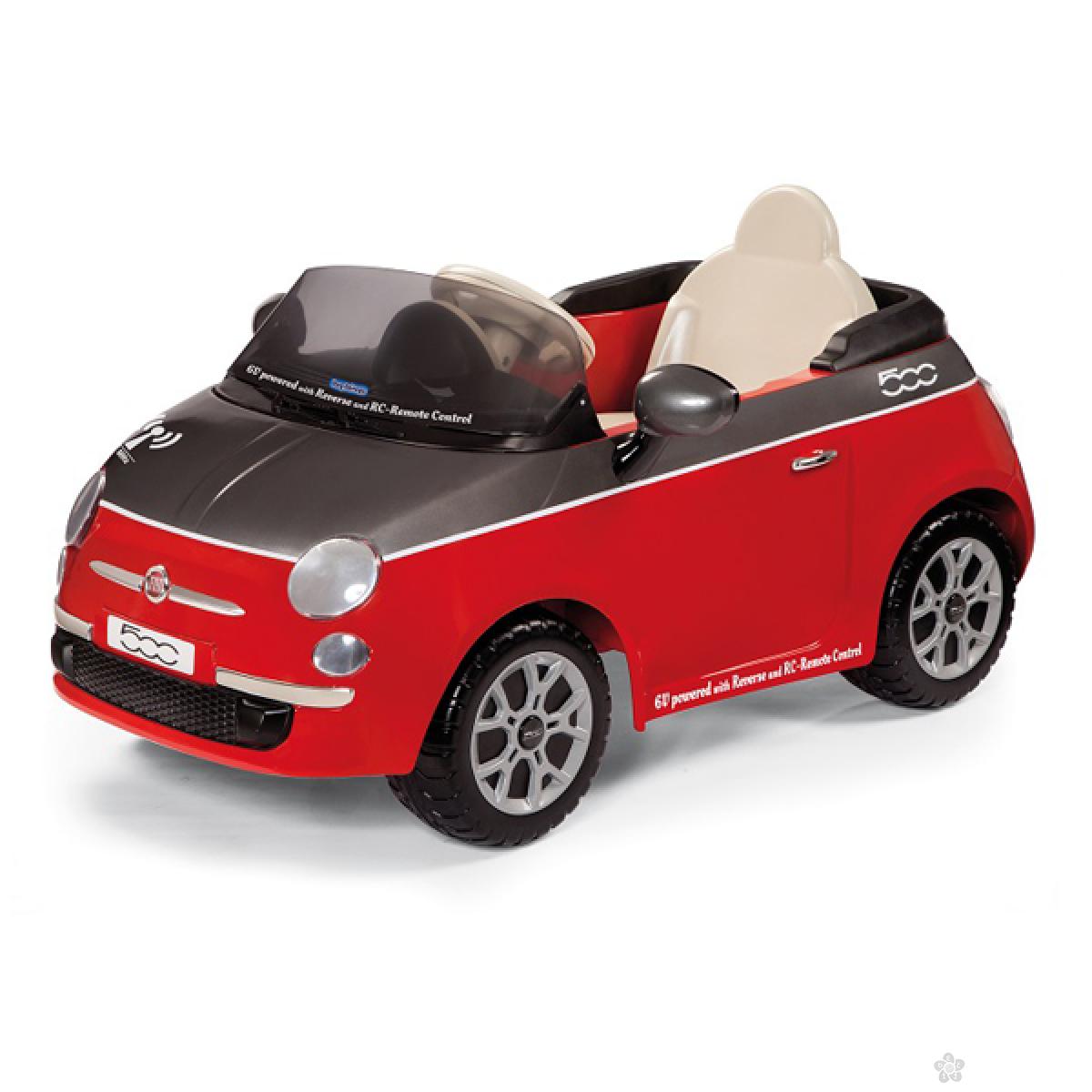 Fiat 500 6v sa Daljinskim Upravljačem Rosa/Grigia IGED1163
